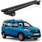 Today Auto Pençe Dacia Dokker Stepway (2012 ve Sonrası) Uyumlu Siyah Ara Atkı Port Bagaj Tavan Barı - Dacia Dokker Stepway uyumlu
