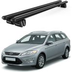Today Auto Pençe Ford Mondeo Sw Mk IV(2007-2014) Uyumlu Siyah Ara Atkı Port Bagaj Tavan Barı - Yüksek tavan çıtalı araçlar
