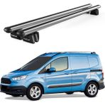 Today Auto Pençe Ford Transit Courier (2014 ve Sonrası) Uyumlu Gri Ara Atkı Port Bagaj Tavan Barı