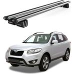 Today Auto Pençe Hyundai Santa Fe (2006-2012) Uyumlu Gri Ara Atkı Port Bagaj Tavan Barı - gri tavan barı