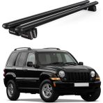 Today Auto Pençe Jeep Cherokee Sport (2007-2011) Uyumlu Siyah Ara Atkı 135CM Port Bagaj Tavan Barı - Yüksek Tavan Çitası