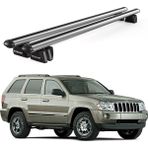 Today Auto Pençe Jeep Grand Cherokee Limited (2005-2010) Uyumlu Gri Ara Atkı 135CM Port Bagaj Tavan Barı - Gri tavan barı