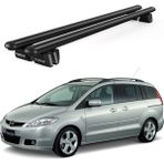 Today Auto Pençe Mazda 5 (2005-2010) Uyumlu Siyah Ara Atkı Port Bagaj Tavan Barı - Yüksek tavan çıtalı araçlar