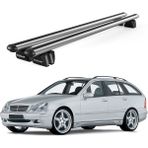 Today Auto Pençe Mercedes-Benz C Series (S203) (2000-2007) Uyumlu Gri Ara Atkı 135CM Port Bagaj Tavan Barı - Gri tavan barı
