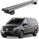 Today Auto Pençe Mercedes-Benz Vito (W447) (2014 ve Sonrası) Uyumlu Gri Ara Atkı 135CM Port Bagaj Tavan Barı - Gri tavan barı