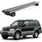 Today Auto Pençe Mitsubishi Montero (1999-2006) Uyumlu Gri Ara Atkı 135CM Port Bagaj Tavan Barı - Gri tavan barı