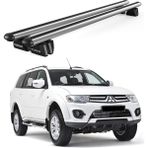Today Auto Pençe Mitsubishi Pajero (2009-2016) Uyumlu Gri Ara Atkı 109CM Port Bagaj Tavan Barı - Gri tavan barı
