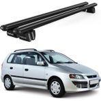 Today Auto Pençe Mitsubishi Space Star (2002-2005) Uyumlu Siyah Ara Atkı Port Bagaj Tavan Barı