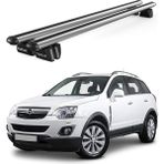 Today Auto Pençe Opel Antara Suv (2007-2016) Uyumlu Gri Ara Atkı Port Bagaj Tavan Barı