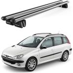 Today Auto Pençe Peugeot 206 Sw (2002-2007) Uyumlu Gri Ara Atkı 109CM Port Bagaj Tavan Barı - Peugeot uyumlu