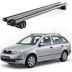 Today Auto Pençe Skoda Fabia Sw (2000-2007) Uyumlu Gri Ara Atkı 109CM Port Bagaj Tavan Barı - Gri renkli tavan barı