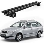 Today Auto Pençe Skoda Fabia Sw (2000-2007) Uyumlu Siyah Ara Atkı 109CM Port Bagaj Tavan Barı - Yüksek tavan çitası uyumlu