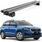 Today Auto Pençe Skoda Karoq (2017 ve Sonrası) Uyumlu Gri Ara Atkı Port Bagaj Tavan Barı - Skoda Karoq uyumlu