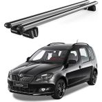 Today Auto Pençe Skoda Roomster (2006-2015) Uyumlu Gri Ara Atkı Port Bagaj Tavan Barı - Tavan barı port bagaj