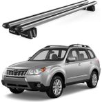 Today Auto Pençe Subaru Forester Ara Atkı (2005-2013) Uyumlu Gri Ara Atkı Port Bagaj Tavan Barı - Subaru Forester uyumlu