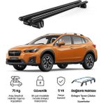 Today Auto Pençe Subaru Xv Ara Atkı (2018 ve Sonrası) Uyumlu Siyah Ara Atkı Port Bagaj Tavan Barı - Subaru XV uyumlu