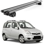 Today Auto Pençe Toyota Yaris Verso Mpv (2000-2005) Uyumlu Gri Ara Atkı 109CM Port Bagaj Tavan Barı - Gri tavan barı