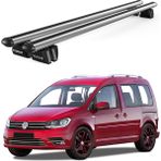 Today Auto Pençe Volkswagen Caddy (2003-2015) Uyumlu Gri Ara Atkı Port Bagaj Tavan Barı - Tavan barı seti