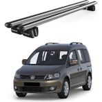 Today Auto Pençe Volkswagen Caddy Life 5d (2004-2015) Uyumlu Gri Ara Atkı Port Bagaj Tavan Barı - Yüksek tavan çıtalı araçlar