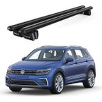 Today Auto Pençe Volkswagen Tiguan (2016 ve Sonrası) Uyumlu Siyah Ara Atkı Port Bagaj Tavan Barı - Volkswagen Tiguan uyumlu
