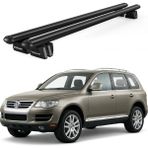 Today Auto Pençe Volkswagen Touareg (2002-2010) Uyumlu Siyah Ara Atkı 109CM Port Bagaj Tavan Barı - Kilitli ara atkı