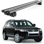 Today Auto Pençe Volkswagen Touareg (2002-2010) Uyumlu Siyah Ara Atkı Port Bagaj Tavan Barı - Volkswagen Touareg uyumlu