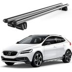 Today Auto Pençe Volvo V40 Cross Country (2013 ve Sonrası) Uyumlu Gri Ara Atkı Port Bagaj Tavan Barı - Ara atkı tavan barı