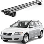 Today Auto Pençe Volvo V50 Sw (2004-2013) Uyumlu Gri Ara Atkı Port Bagaj Tavan Barı