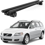 Today Auto Pençe Volvo V50 Sw (2004-2013) Uyumlu Siyah Ara Atkı Port Bagaj Tavan Barı