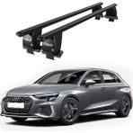 Today Auto Royal Audi A3 (2020 ve Sonrası) Uyumlu Siyah Kilitli Ara Atkı Port Bagaj Tavan Barı - Kilitli tavan barı