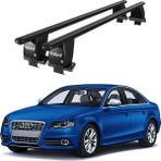 Today Auto Royal Audi A4 (2007 - 2012) Uyumlu Siyah Kilitli Ara Atkı Port Bagaj Tavan Barı - Kilitli tavan barı