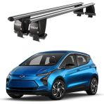 Today Auto Royal Chevrolet Bolt (2016 ve Sonrası) Uyumlu Kilitli Gri Ara Atkı Port Bagaj Tavan Barı - Tavan barı seti