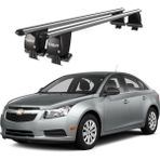 Today Auto Royal Chevrolet Cruze (2009-2016) Uyumlu Gri Kilitli Ara Atkı Port Bagaj Tavan Barı - kilitli tavan barı