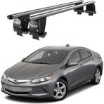 Today Auto Royal Chevrolet Volt (2010-2015) Uyumlu Gri Kilitli Ara Atkı Port Bagaj Tavan Barı - Kilitli tavan barı