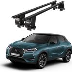Today Auto Royal Ds 3 Crossback (2018 ve Sonrası) Uyumlu Siyah Kilitli Ara Atkı Port Bagaj Tavan Barı - Kilitli tavan barı