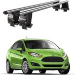 Today Auto Royal Ford Fiesta Vı (2013-2017) Uyumlu Gri Kilitli Ara Atkı Port Bagaj Tavan Barı - Kilitli tavan barı