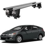 Today Auto Royal Honda Insight Iıı (2009-2014) Uyumlu Gri Kilitli Ara Atkı Port Bagaj Tavan Barı - Kilitli tavan barı