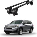 Today Auto Royal Honda Pilot Iıı (2016 ve Sonrası) Uyumlu Siyah Kilitli Ara Atkı Port Bagaj Tavan Barı - Kilitli tavan barı