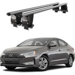 Today Auto Royal Hyundai Elantra (2016-2020) Uyumlu Gri Ara Atkı Port Bagaj Tavan Barı - Tavan barı seti