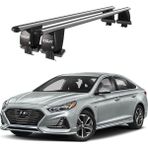 Today Auto Royal Hyundai Sonata Vıı (2015-2019) Uyumlu Gri Ara Atkı Port Bagaj Tavan Barı - Tavan barı seti