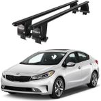 Today Auto Royal Kia Forte Iı (2014 - 2018) Uyumlu Siyah Kilitli Ara Atkı Port Bagaj Tavan Barı - Kilitli tavan barı