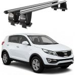 Today Auto Royal Kia Sportage (2010-2013) Uyumlu Gri Kilitli Ara Atkı Port Bagaj Tavan Barı