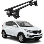Today Auto Royal Kia Sportage (2010-2013) Uyumlu Siyah Kilitli Ara Atkı Port Bagaj Tavan Barı - Kia Sportage Uyumlu