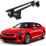 Today Auto Royal Kia Stinger (2018 ve Sonrası) Uyumlu Siyah Kilitli Ara Atkı Port Bagaj Tavan Barı - Kilitli tavan barı