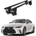 Today Auto Royal Lexus Is (2013 ve Sonrası) Uyumlu Siyah Kilitli Ara Atkı Port Bagaj Tavan Barı - Kilitli tavan barı