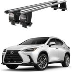 Today Auto Royal Lexus Nx (2014 ve Sonrası) Uyumlu Gri Kilitli Ara Atkı Port Bagaj Tavan Barı - Kilitli tavan barı
