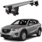 Today Auto Royal Mazda Cx-5 (2012-2015) Uyumlu Gri Kilitli Ara Atkı Port Bagaj Tavan Barı - Kilitli tavan barı