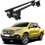 Today Auto Royal Mercedes X-Class (2018 ve Sonrası) Uyumlu Siyah Ara Atkı Port Bagaj Tavan Barı