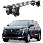 Today Auto Royal Peugeot 5008 (2021 ve Sonrası) Uyumlu Gri Kilitli Ara Atkı Port Bagaj Tavan Barı - Kilitli tavan barı
