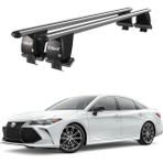 Today Auto Royal Toyota Avalon (2018 ve Sonrası) Uyumlu Gri Kilitli Ara Atkı Port Bagaj Tavan Barı - Gri kilitli tavan barı